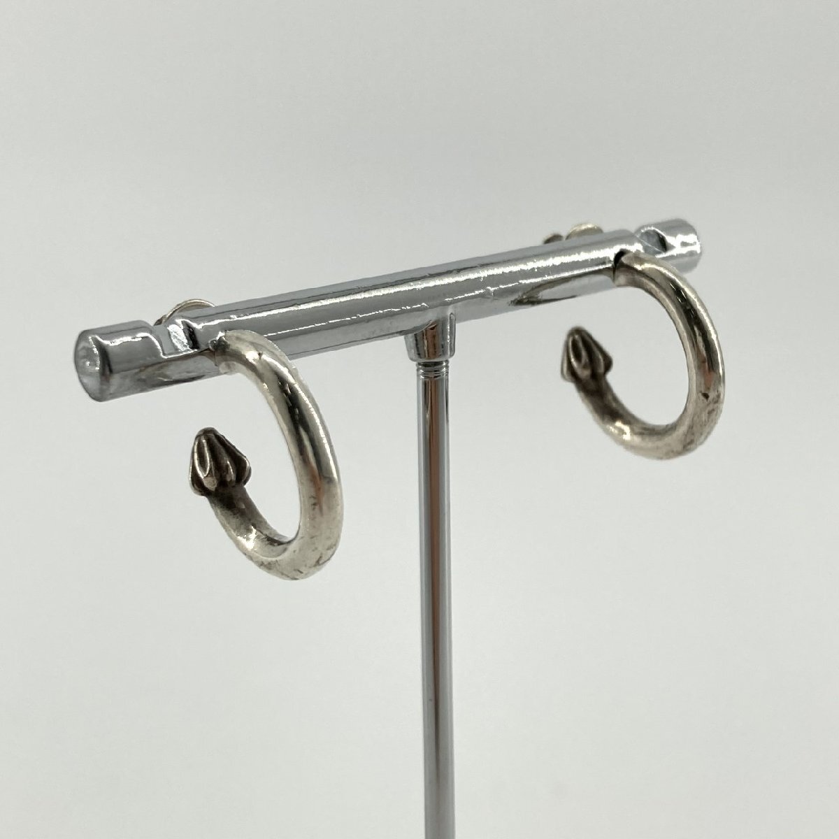CHROME HEARTS HOOP PLAIN　プレーン　フープ SV925 ピアス シルバー