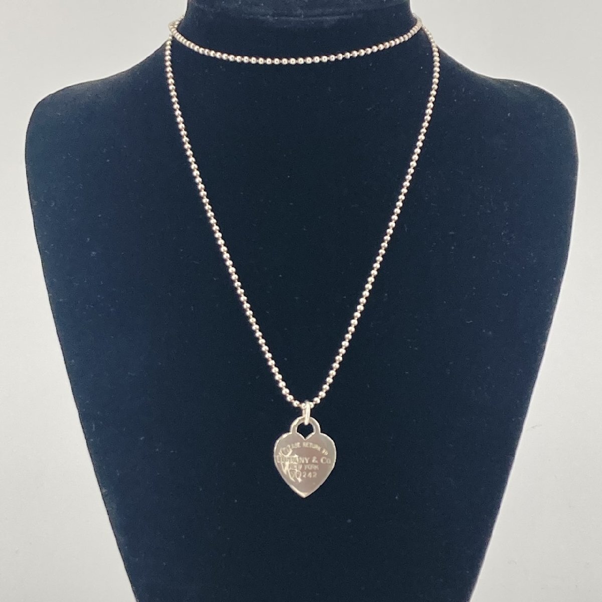 TIFFANY&amp;Co. ハートタグ Ag925 ネックレス シルバー