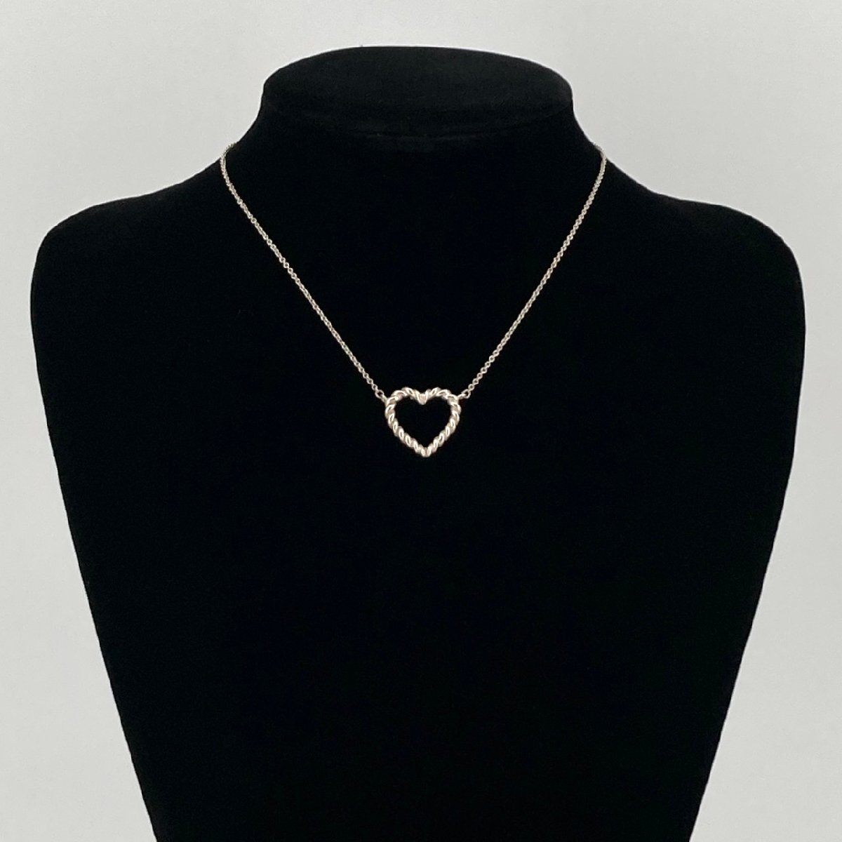 TIFFANY&Co. ツイストハート Ag925 ネックレス シルバー