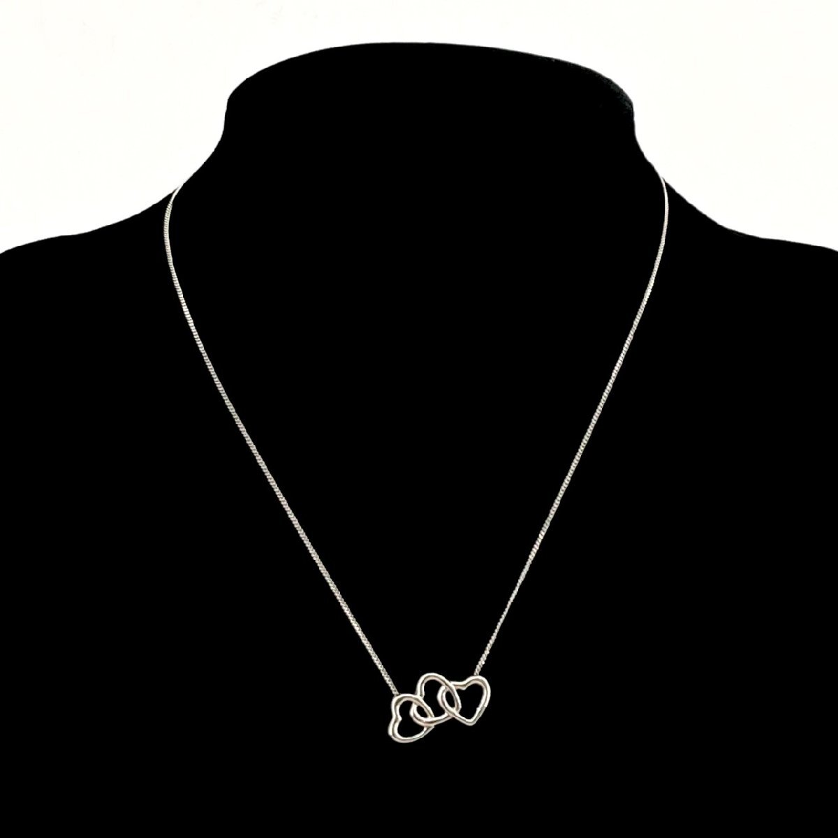 TIFFANY&Co. トリプルハート Ag925 ネックレス