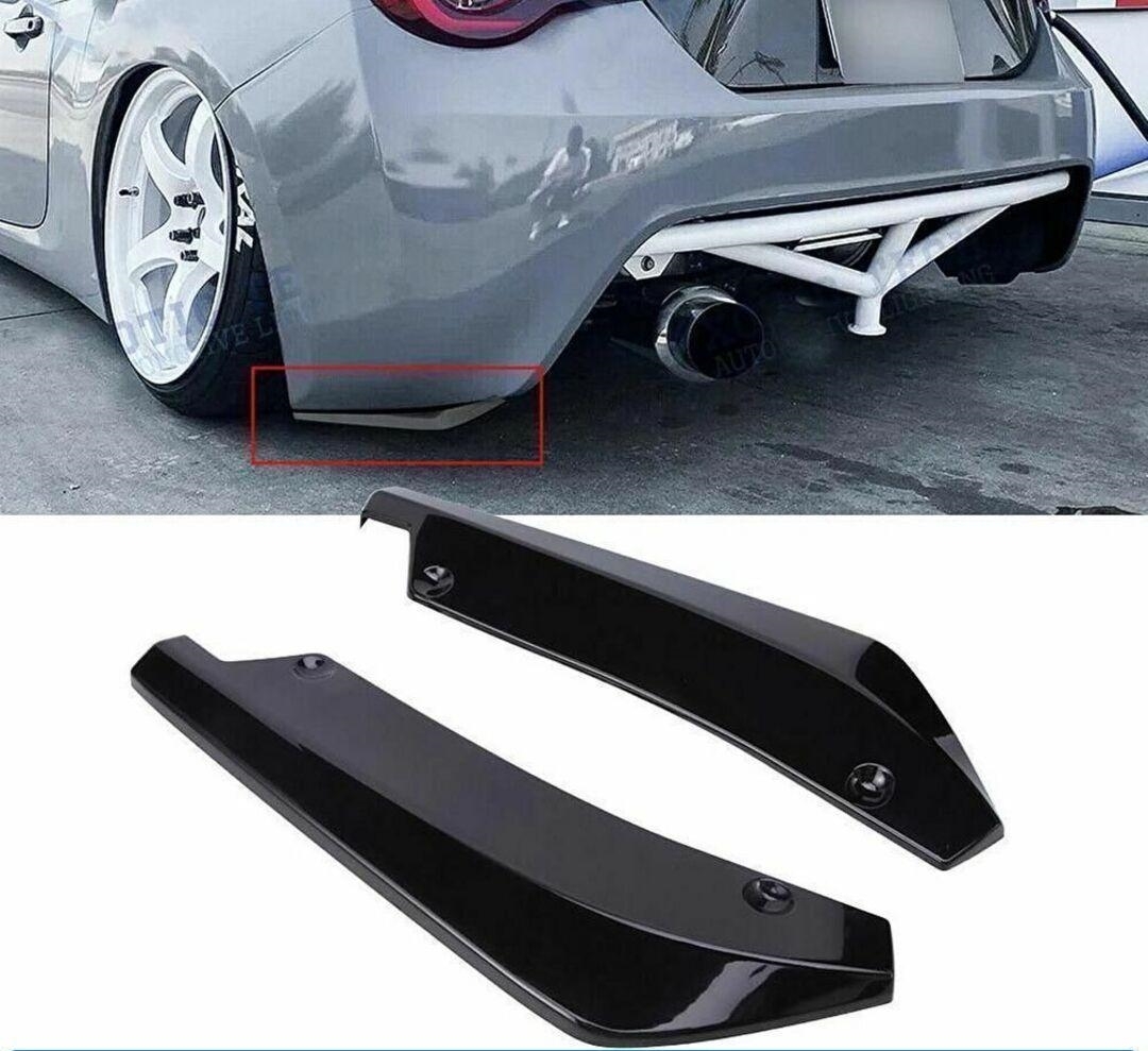 【送料無料】新品 トヨタ 86 スバル BRZ ZC6 ZN6 リアアンダーカナード リアカナード バンパー スポイラー エアロ カーボン調
