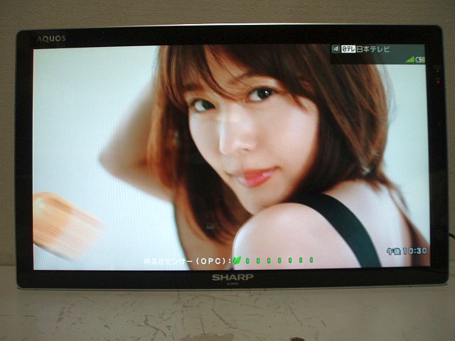 20FE1 【高画質/録画対応/消費税無し】 20V型 地上/BS/CSデジタル液晶テレビ SHARP フリースタイルAQUOS LC-20FE1 [モニター部] 【動作品】