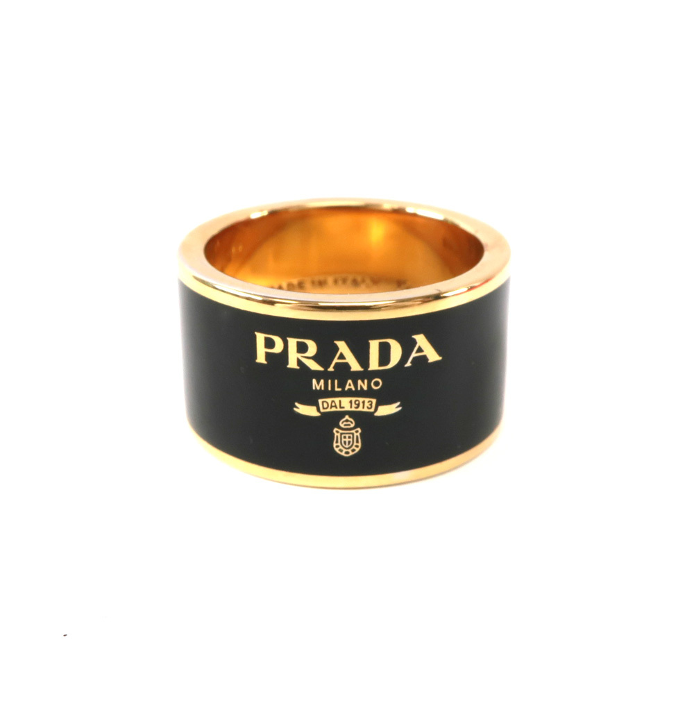 プラダ 現行モデル メタルリング ゴールド 1IA007_2BA6_F0J05 指輪 PRADA /34855