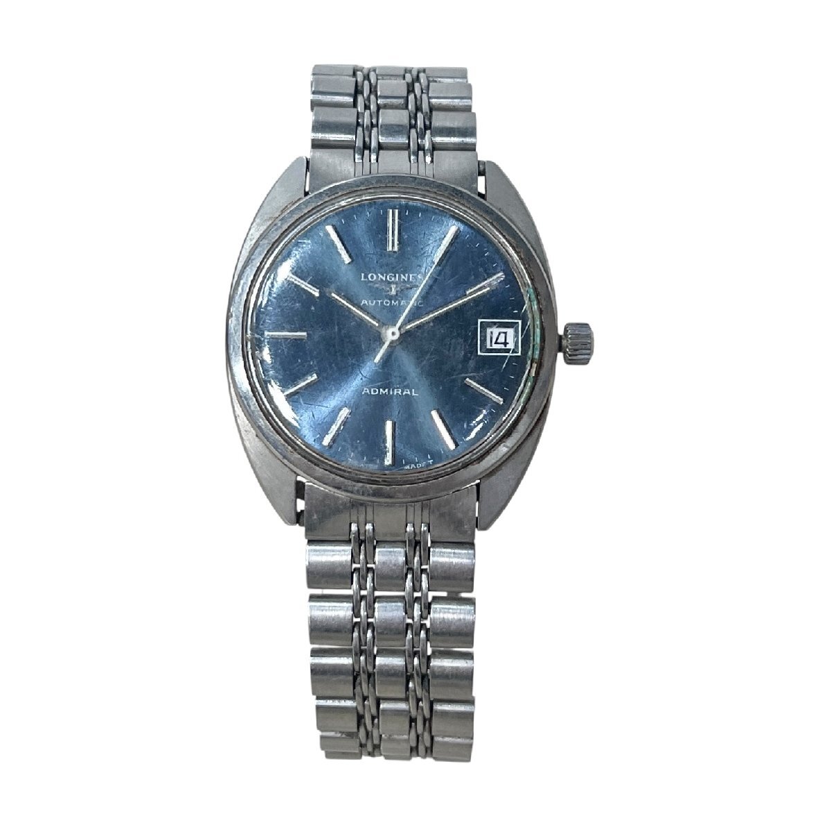 稼働　LONGINES　ロンジン　時計　腕時計　ADMIRAL　アドミラル　青文字盤　自動巻き　中古品　コンパクトサイズ　蘇や(BBY150)