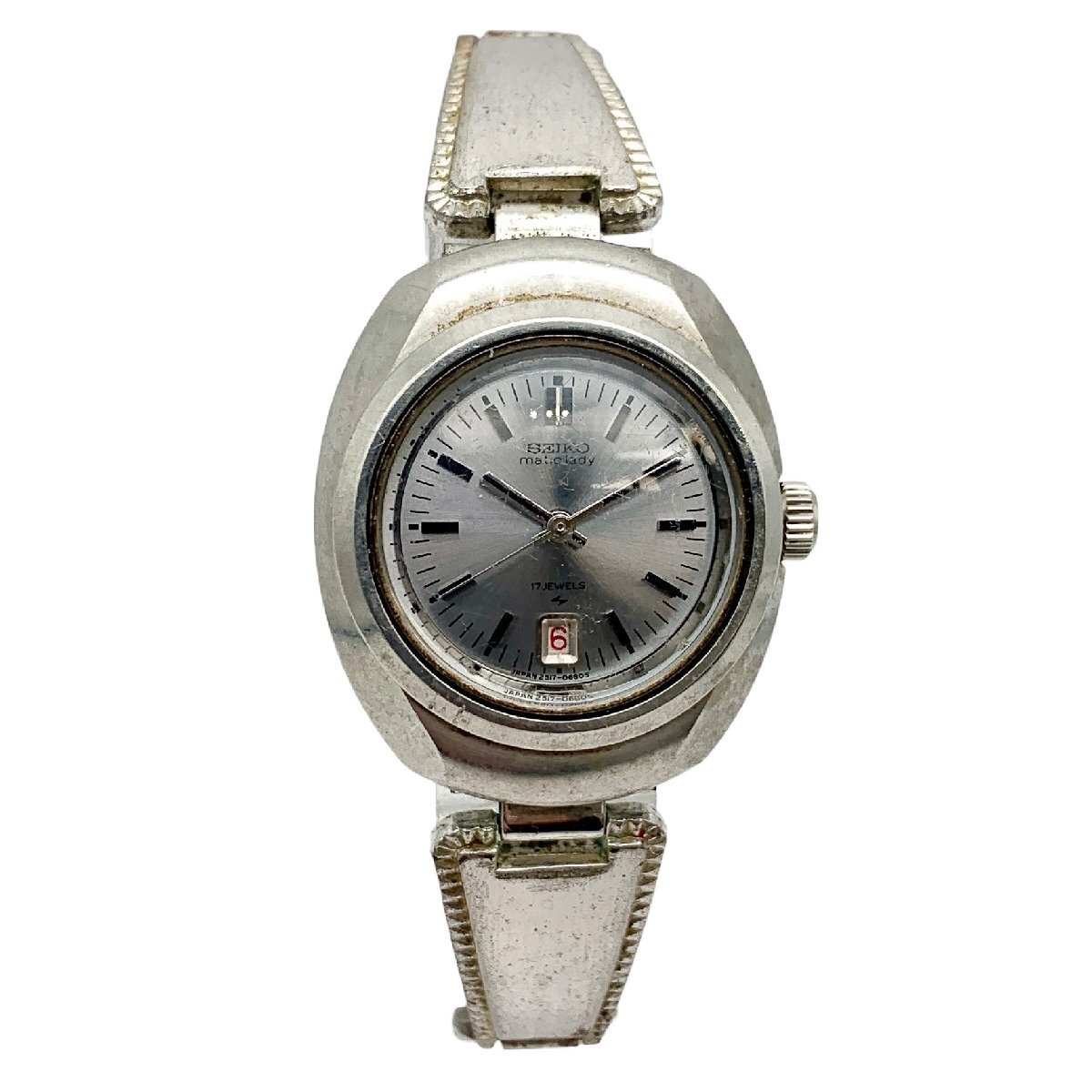 稼働　SEIKO MATIC LADY　セイコー マチックレディ　時計　腕時計　2517-0520　17石　自動巻き　中古品　コンパクトサイズ　蘇や(MtY182)