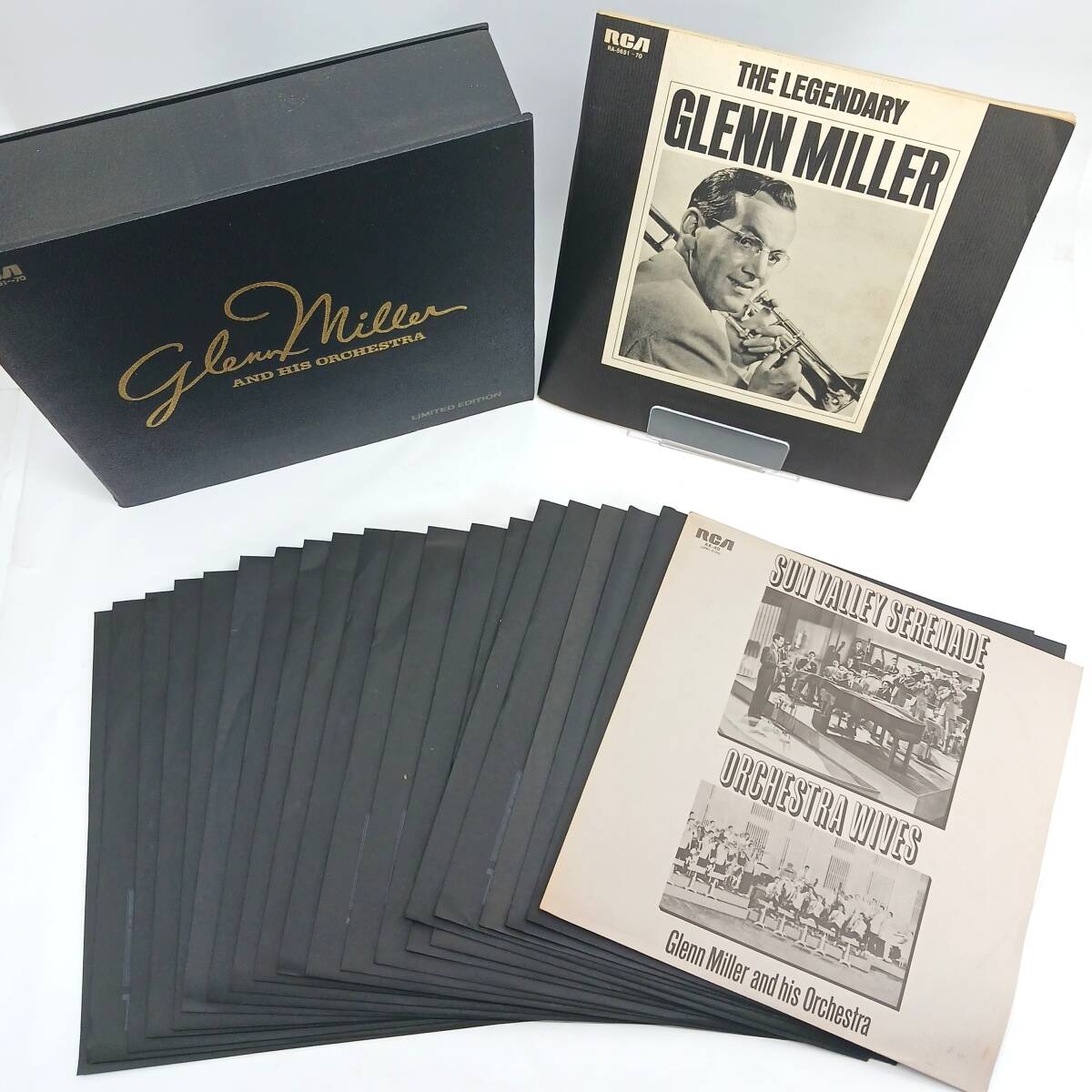 RCA THE LEGENDARY GLENN MILLER グレンミラー オーケストラ レコード BOX 21枚組 JAZZ スウィング ビッグバンドジャズ 希少盤