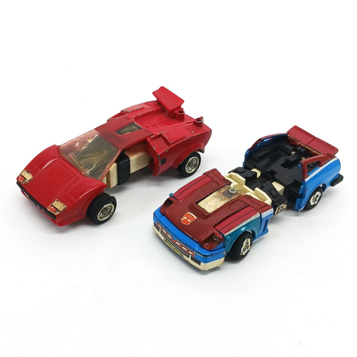 【ジャンク】 G1トランスフォーマー ランボル ダイアクロン フェアレディZ カーロボット 2体セット
