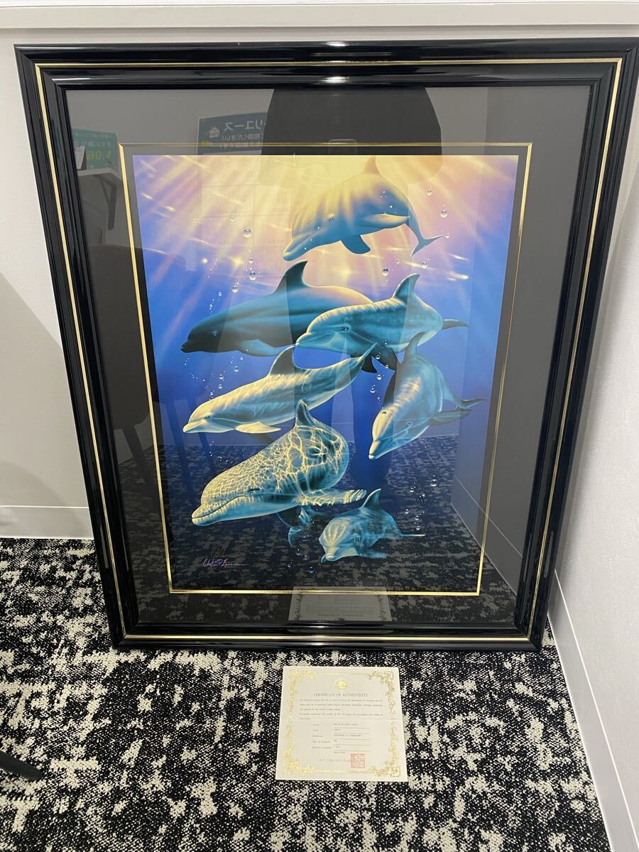 Christian Riese Lassen クリスチャン・ラッセン 版画 リトグラフ ファミリー I256/300 アートコレクションハウス 証明書あり 真作
