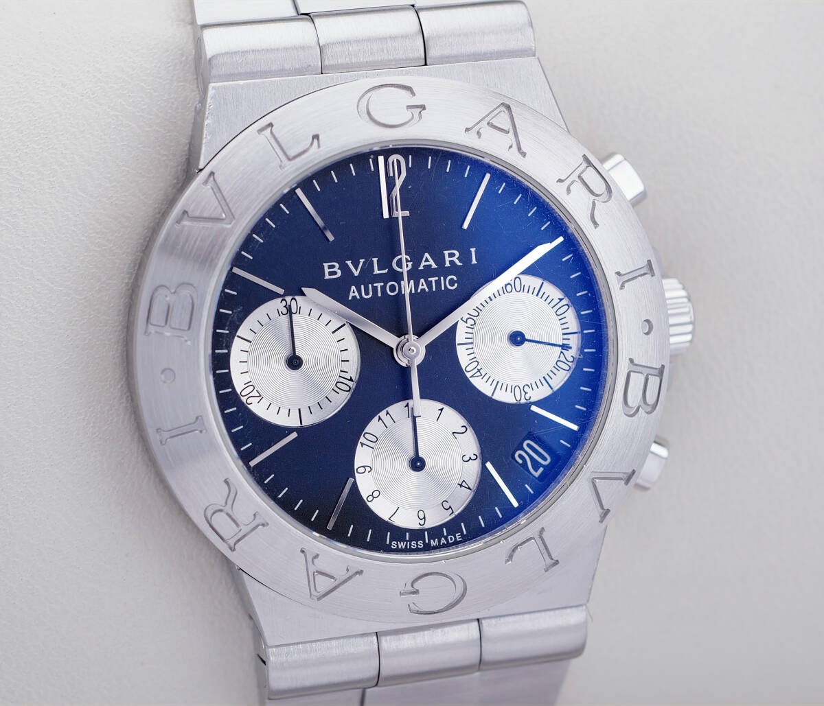 美品 ブルガリ ディアゴノ CH35S オートマティック メンズ Bvlgari