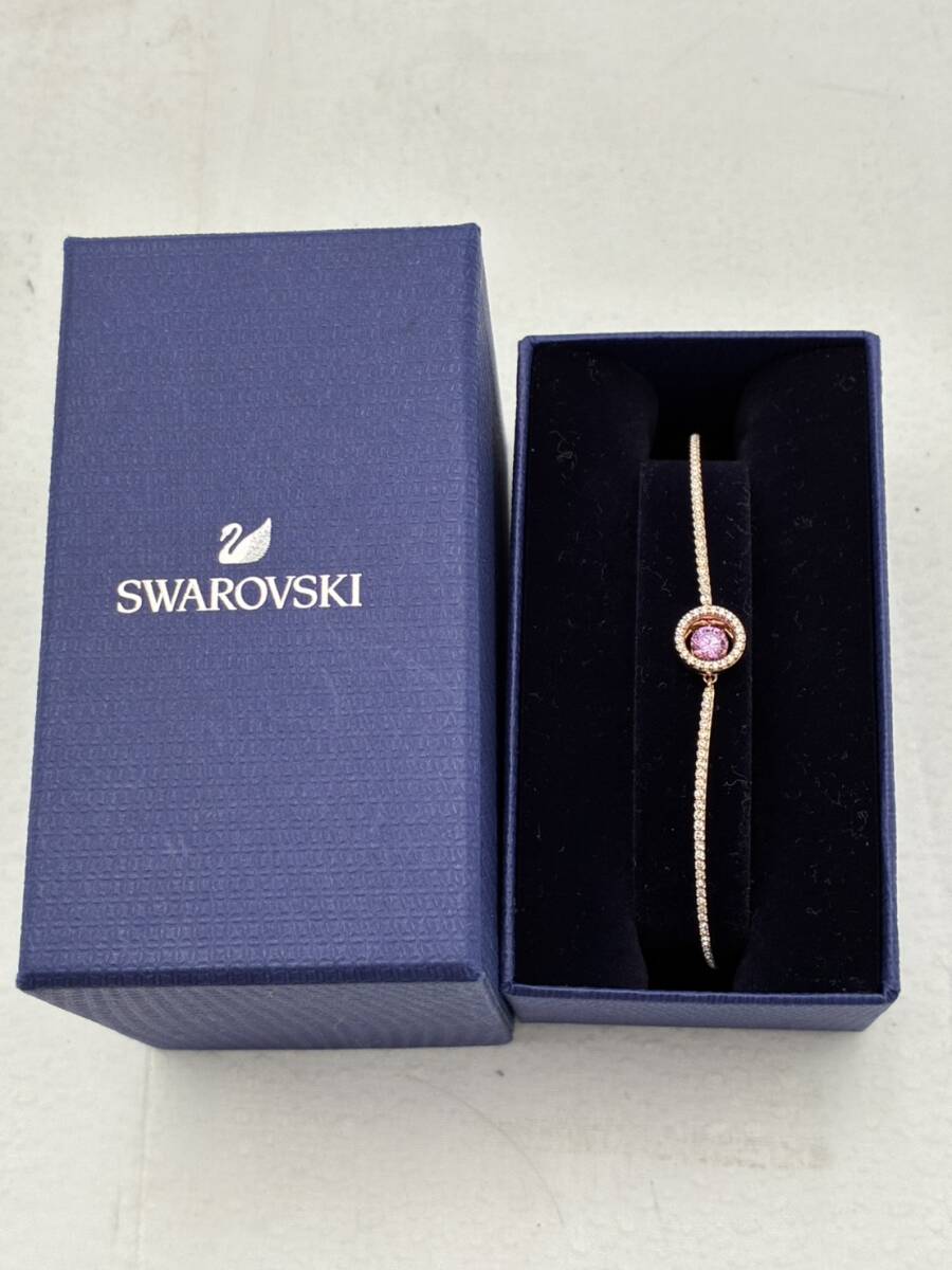 SWAROVSKI ブレスレット Sparkling Dance Oval ローズゴールド スワロフスキー バングル レディース アクセサリー 装飾品 ♯2275