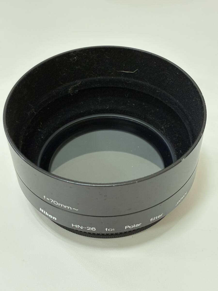 NIKON HN-26 for Polar filter f=70mm~ CIRCULAR POLAR 62ｍｍ カメラ レンズフード フード アクセサリー ♯2814