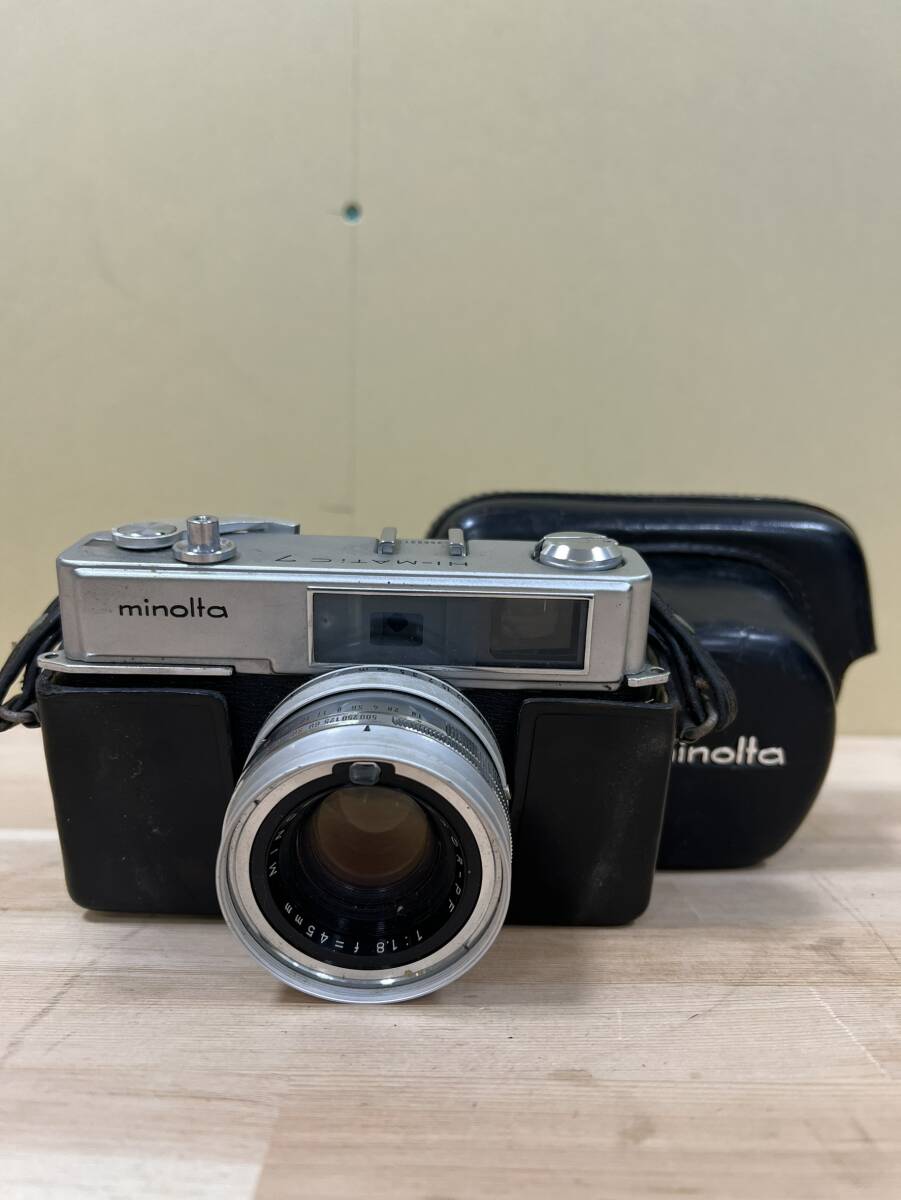 MINOLTA HI-MATIC7 ミノルタ フィルムカメラ 動作未確認 中古現状品 カメラ 光学機器 