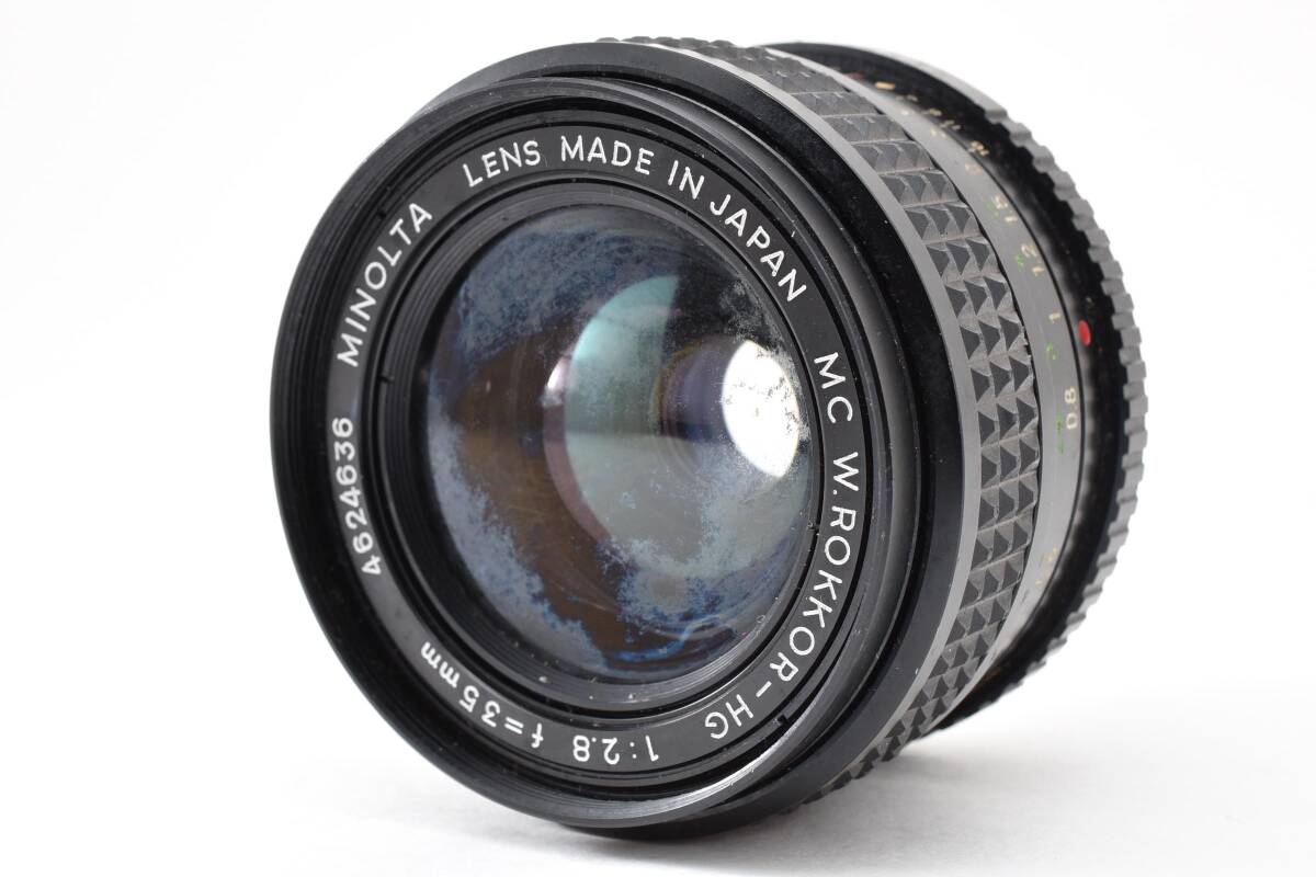 Minolta ミノルタ MC ROKKOR HG 35mm F2.8 レンズ 【現状品】 #2988483