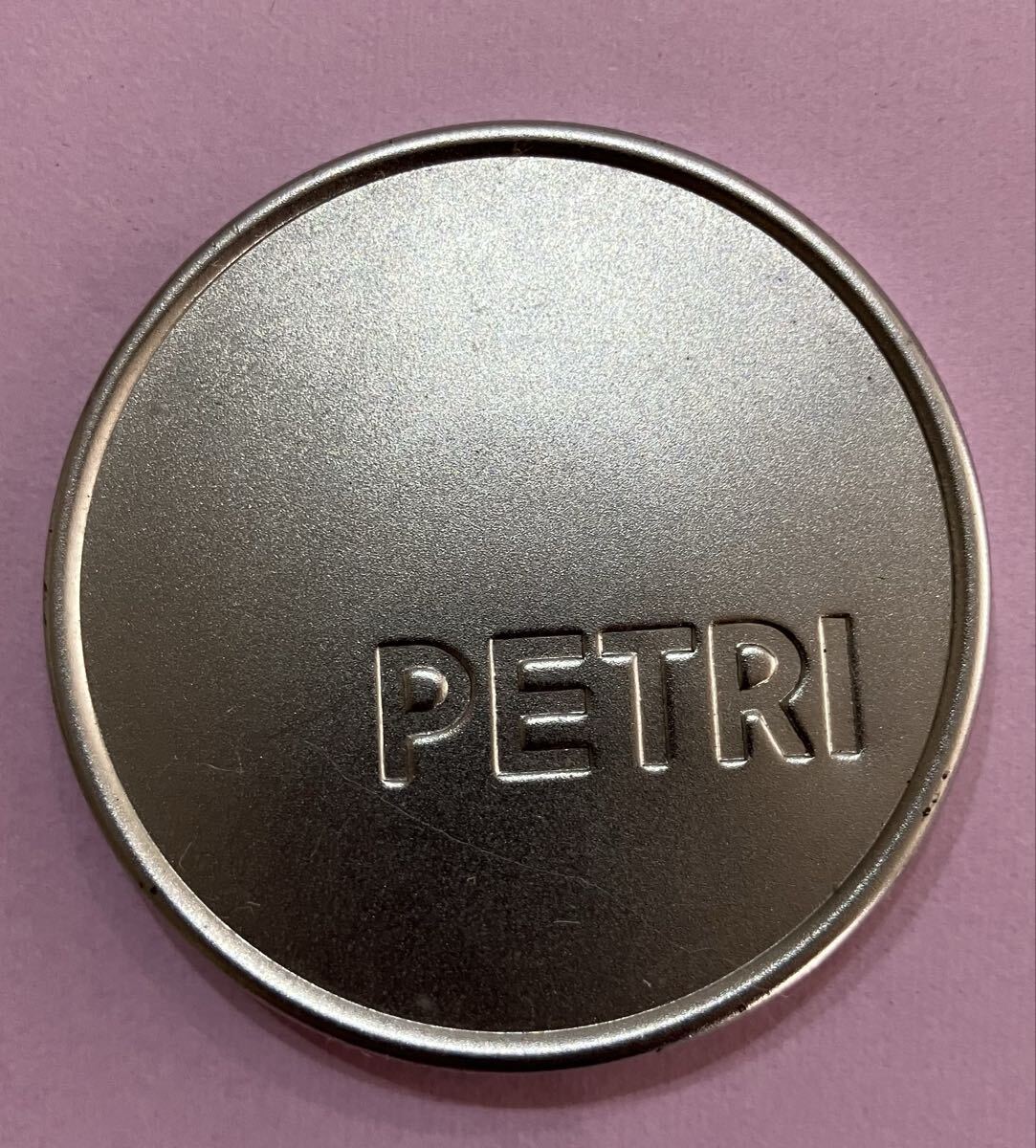 PETRI ペトリ かぶせ式 メタルレンズキャップ 内径約45mm