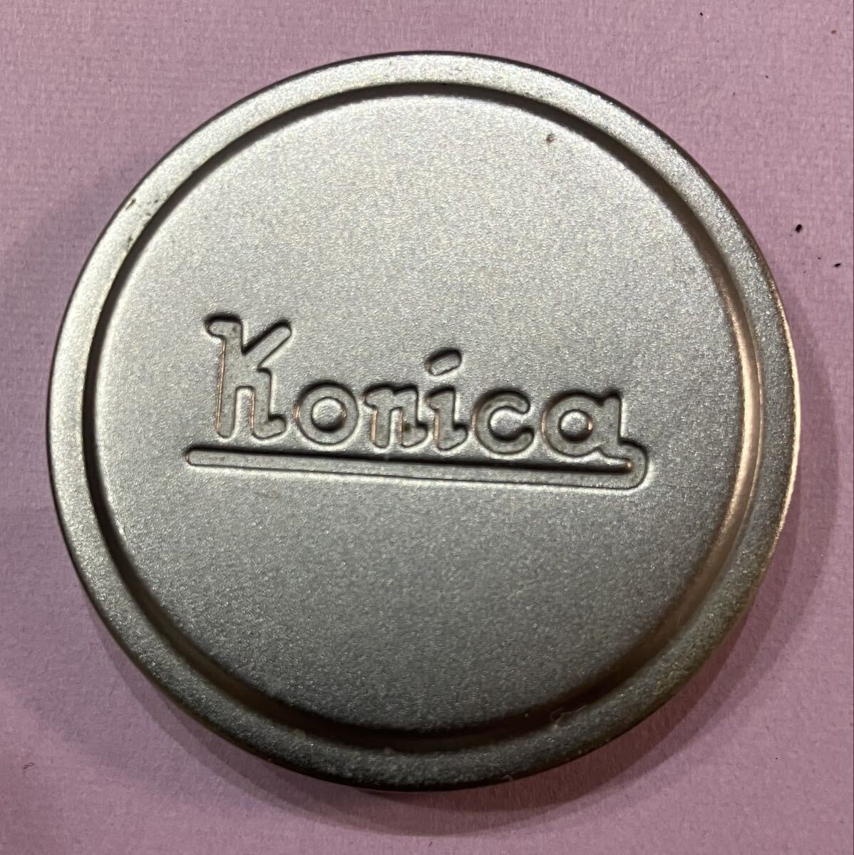 KONICA コニカ メタルレンズキャップ かぶせ式 金属製 美品 内径 39mm