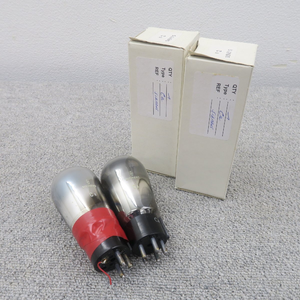 【ジャンク】SIEMENS Ca 2本 真空管 シーメンス @60599