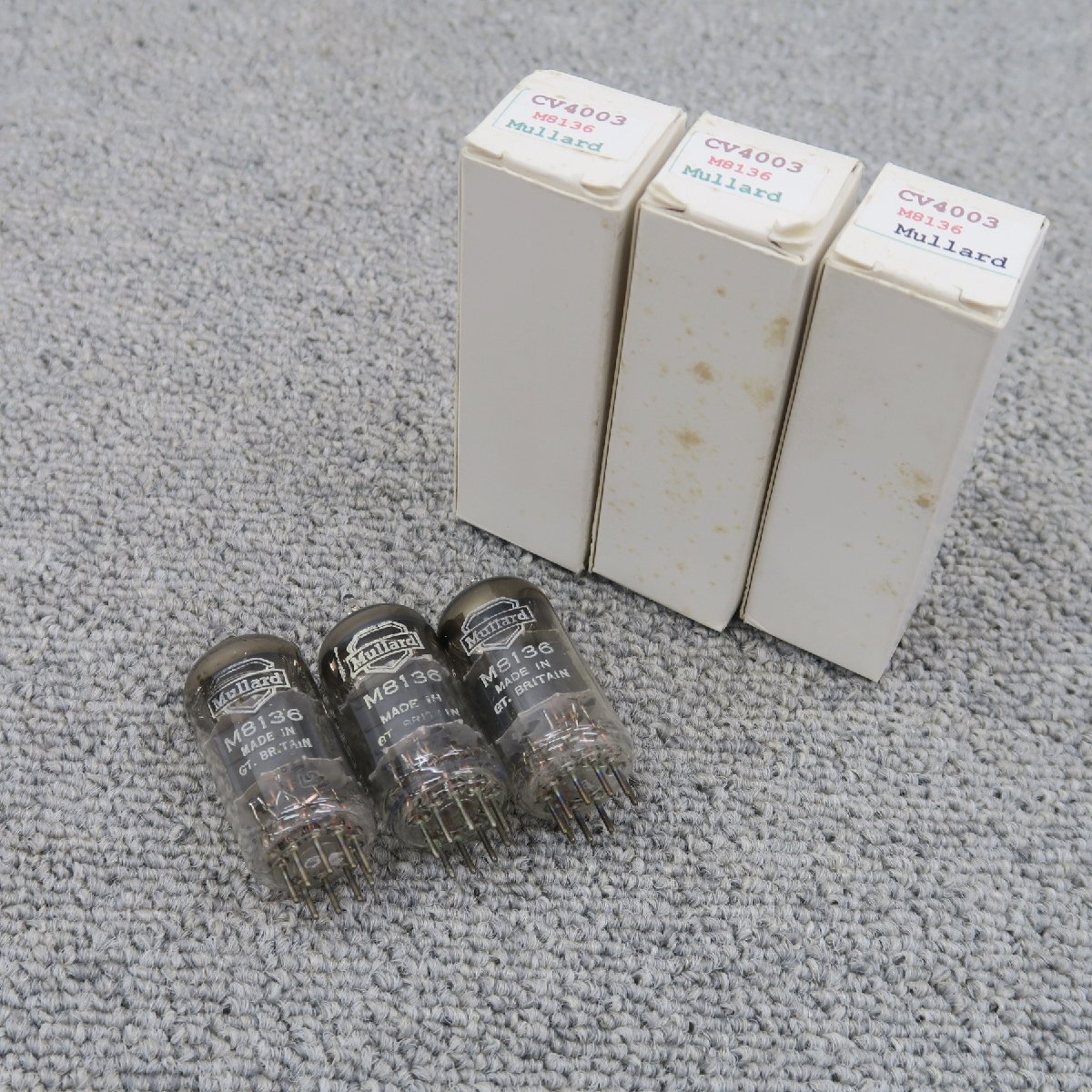 【現状】Mullard CV4003 3本 真空管 ムラード @60515
