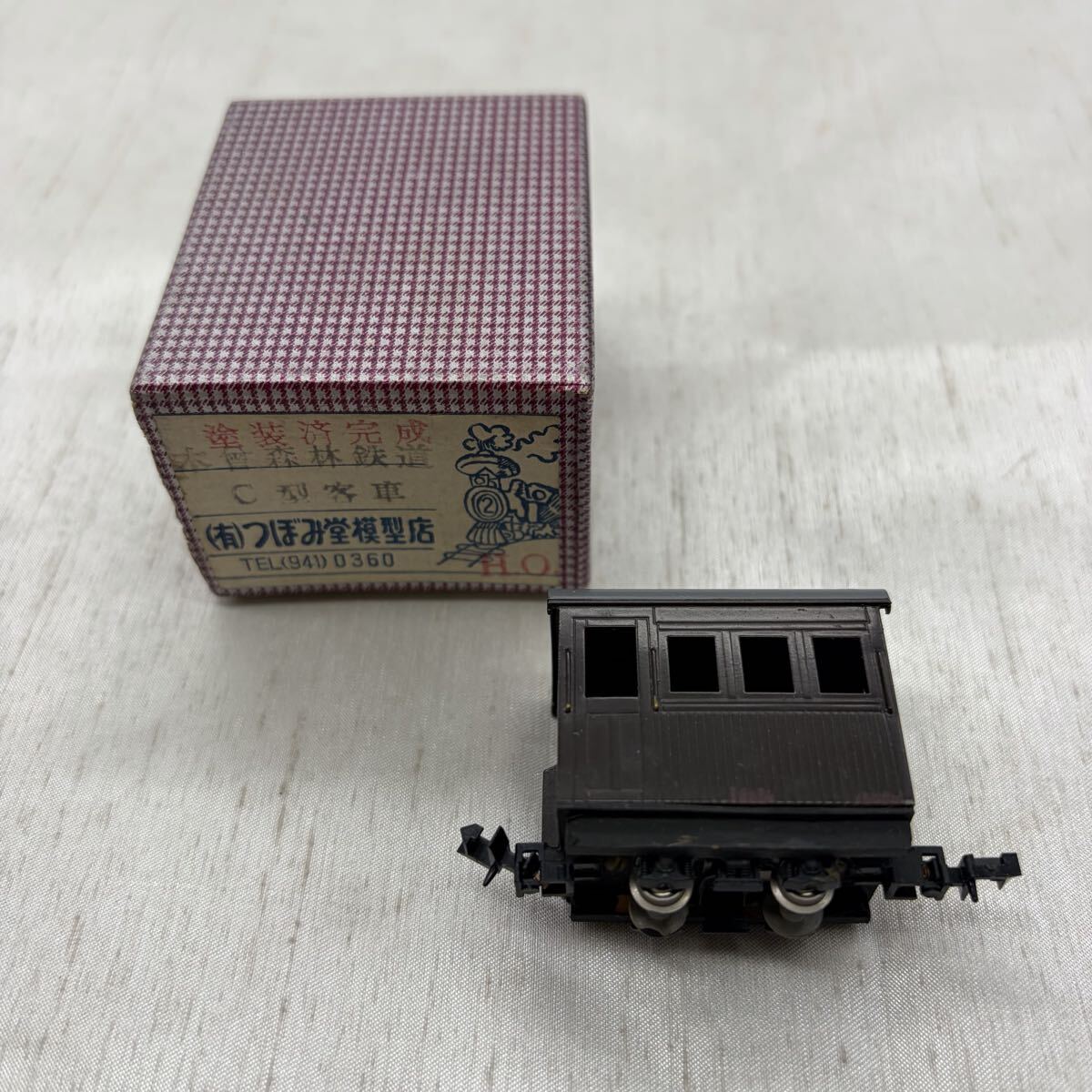 【現状品】つぼみ堂模型店 C型客車 鉄道模型 箱付き 箱と中身一致不明 u3841