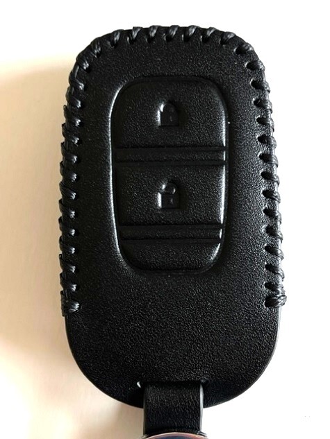 牛革ジャストフィット 新型 シビック スマートキーケース 黒色縫い糸黒 シビック キーケース ヴェゼル キーケース シビックタイプR 1