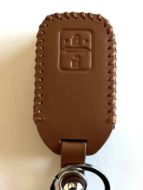 牛革ジャストフィット ワゴンR スマートキーケース ハスラー ブラウン色 ハスラー キーケース ワゴンR キーケース ジムニー キーケース 1