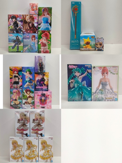 064H414★【未開封品】未開封 プライズ フィギュア 大量 まとめ セット 五等分の花嫁/リコリコ/学マス/ガンダムSEED 他