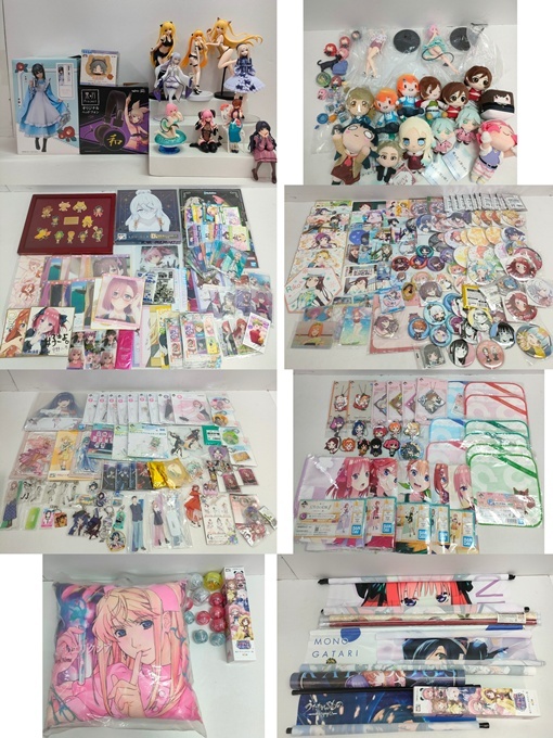 067H415★【中古品】グッズ 大量 まとめ セット 五等分の花嫁/にごリリ/ToLOVEる/ラブライブ/プロセカ/原神/ホロライブ/にじさんじ 他