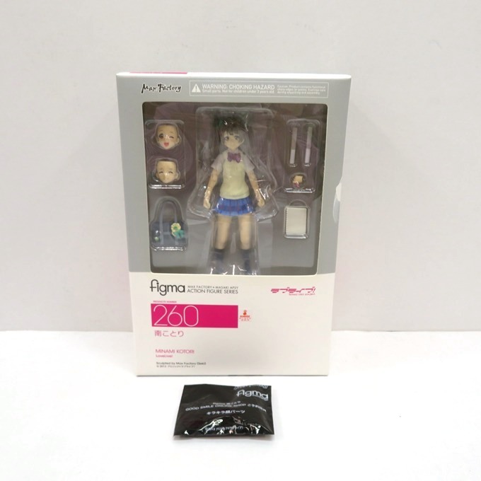 064K223★【未開封品】figma 260 ラブライブ！ 南ことり フィギュア 特典:キラキラ顔パーツ付き(※開封済)