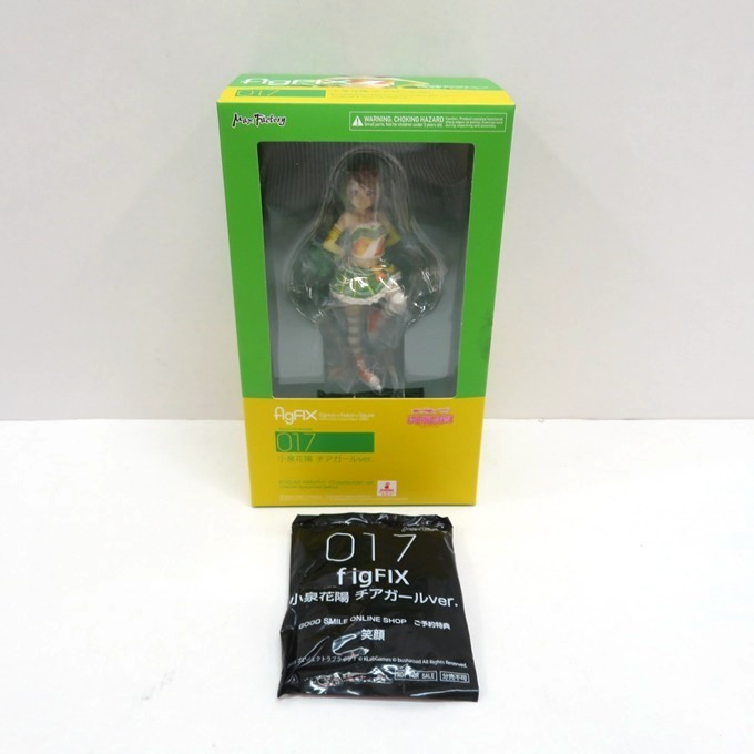 064K225★【未開封品】figFIX ラブライブ！ スクールアイドルフェスティバル 小泉花陽 チアガールver. 017 フィギュア 特典:笑顔パーツ付き