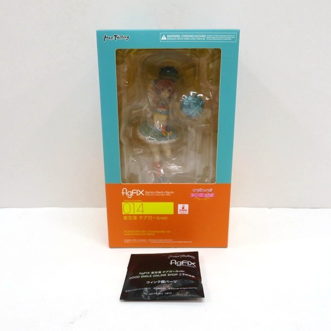 064K226★【未開封品】figFIX ラブライブ！ スクールアイドルフェスティバル 星空凛 チアガールver. フィギュア 特典:ウインク顔パーツ付き