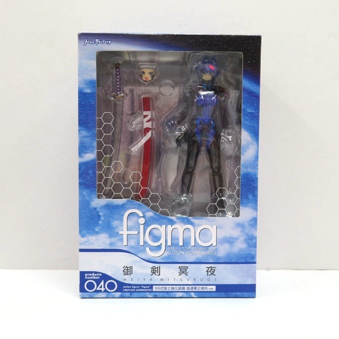 064K227★【未開封品】figma 040 マブラヴ オルタネイティヴ 御剣冥夜 99式衛士強化装備 国連軍正規兵ver. フィギュア