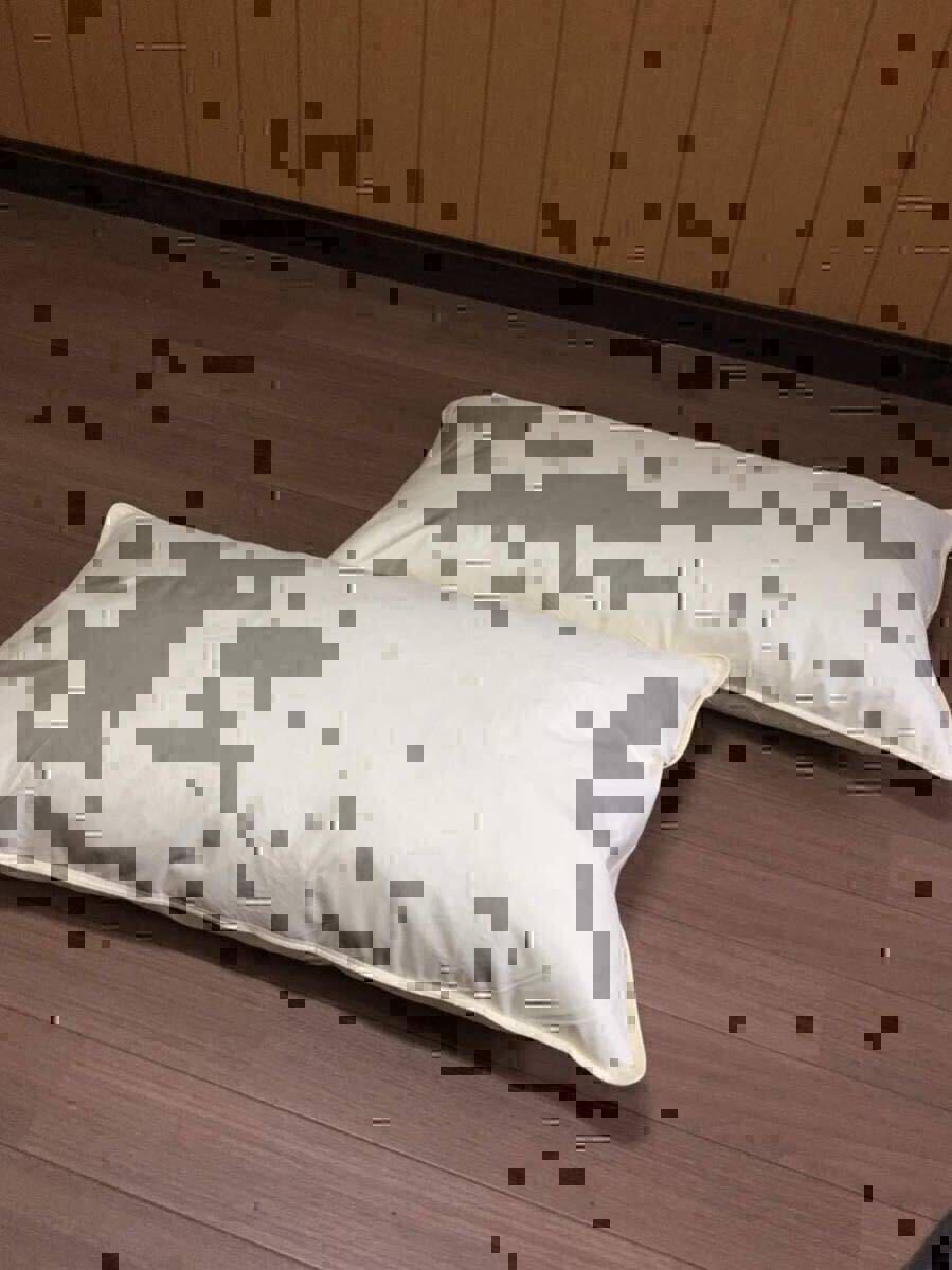 【売れてます】新品【２個セット】羽根パイプ枕 (43×63)… 旅館・ホテル仕様【羽毛布団　枕　シビラカバー　ダウンケット出品中】
