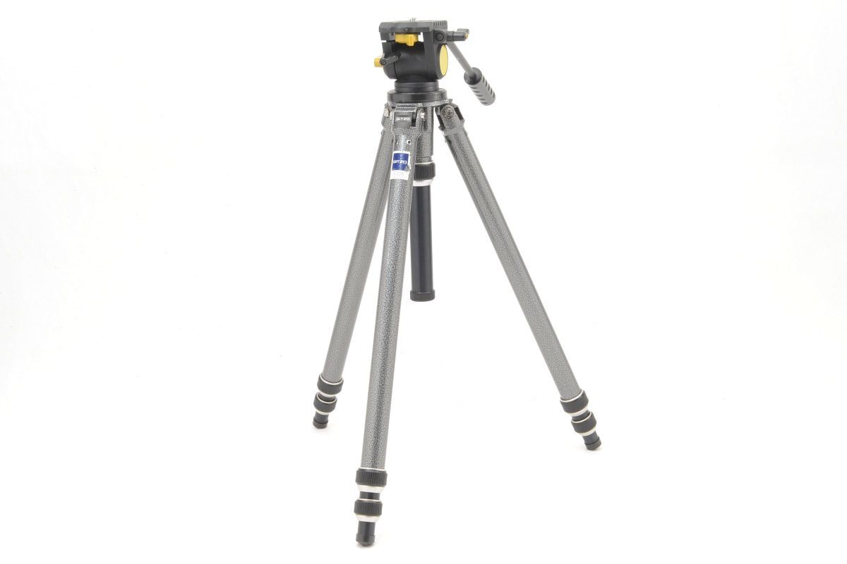 ★良品★ ジッツオ GITZO アルミニウム 二型三段 三脚 G220 + MINETTE 雲台(型式不明) OO1375 #129