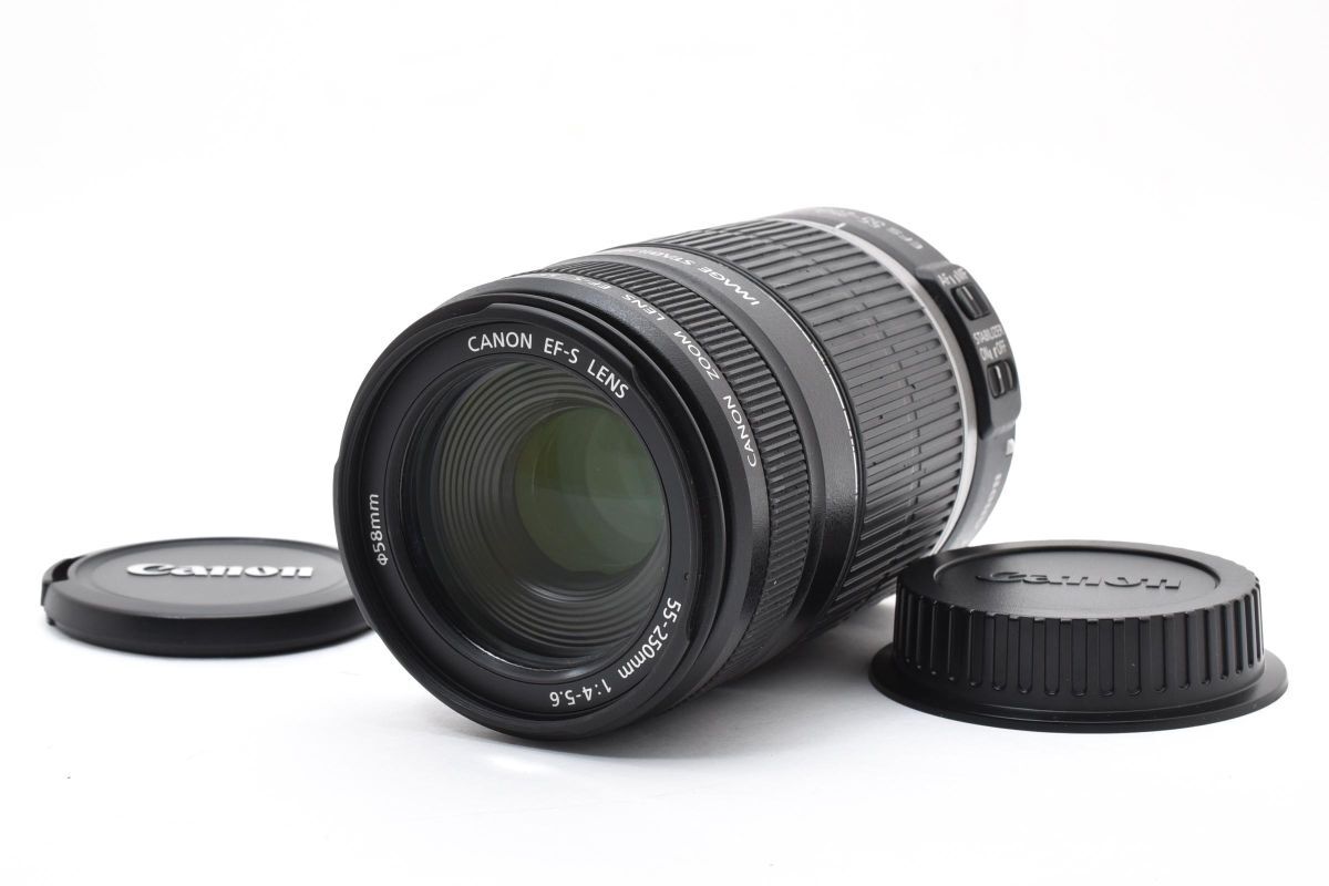★良品★ キヤノン CANON EF-S 55-250mm F4-5.6 IS OL4520 #33