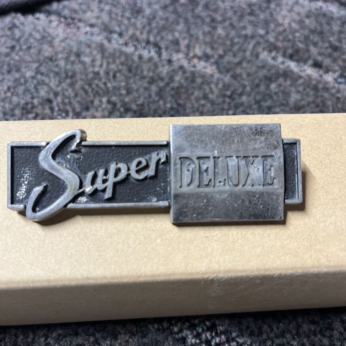 スバル Super DELUXE 純正エンブレム 旧車 昭和レトロ 希少