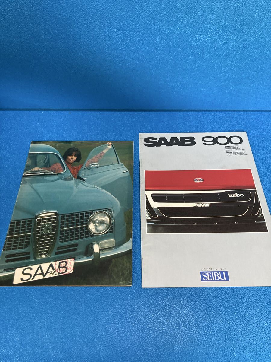 当時物 SAAB 900 / 1967 Saab Sedan カタログ