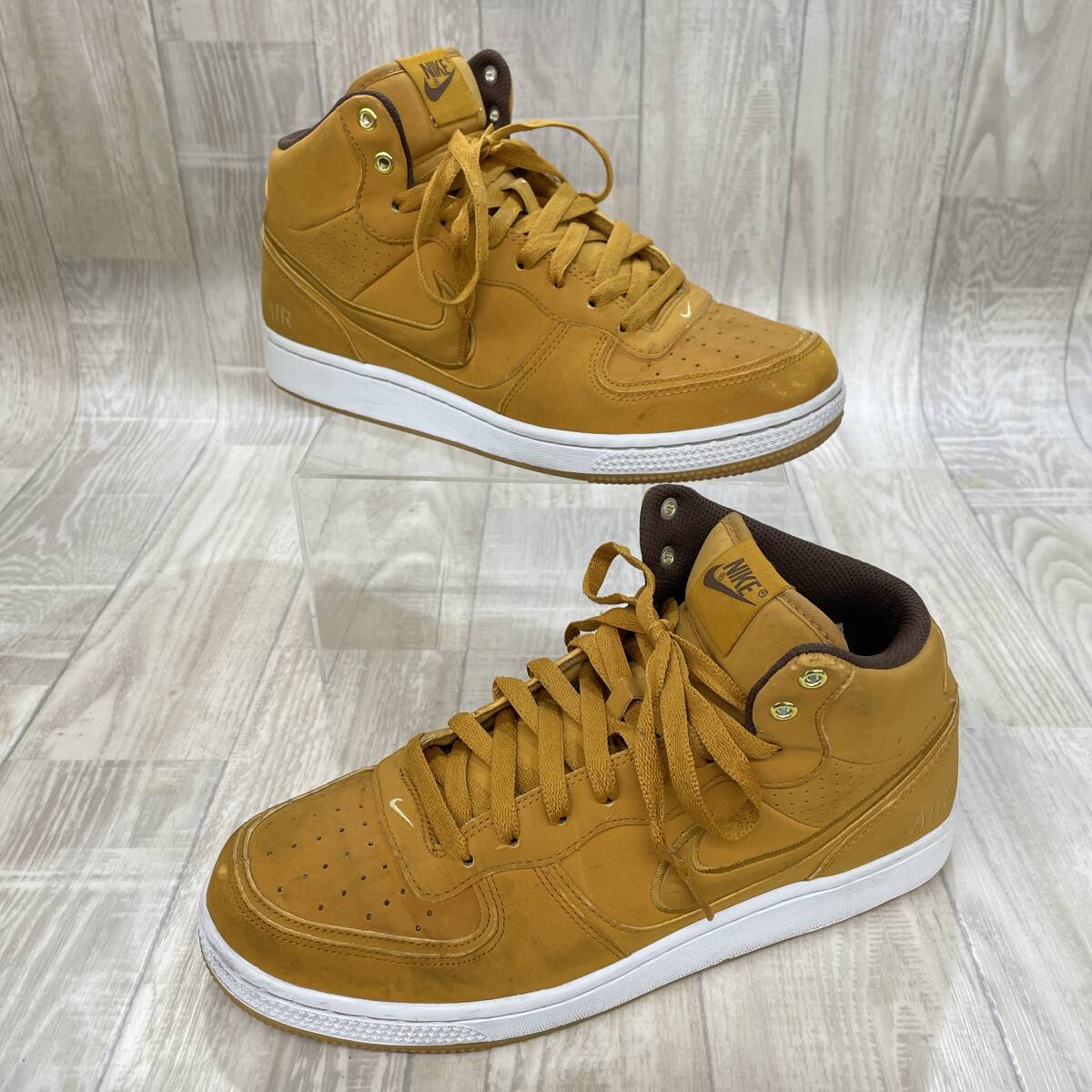 KZ305★NIKE AIR INDEE HIGH ハイカット スニーカー★27.5★キャメル ナイキ エアインディーハイ 345211-777