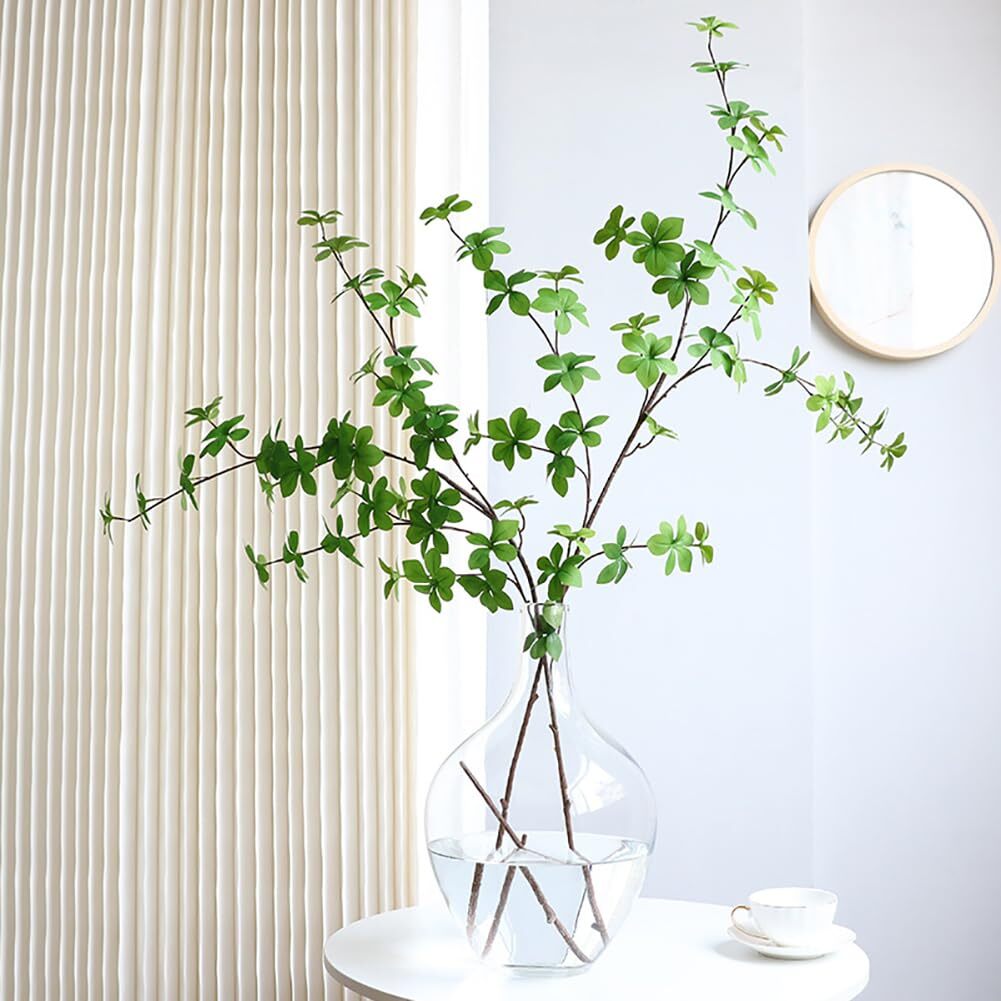 フェイクグリーン ドウダンツツジ 超 リアル H120cm 人工 観葉植物 2本入 枝 フェイク グリーン 玄関 飾り 店舗YuR