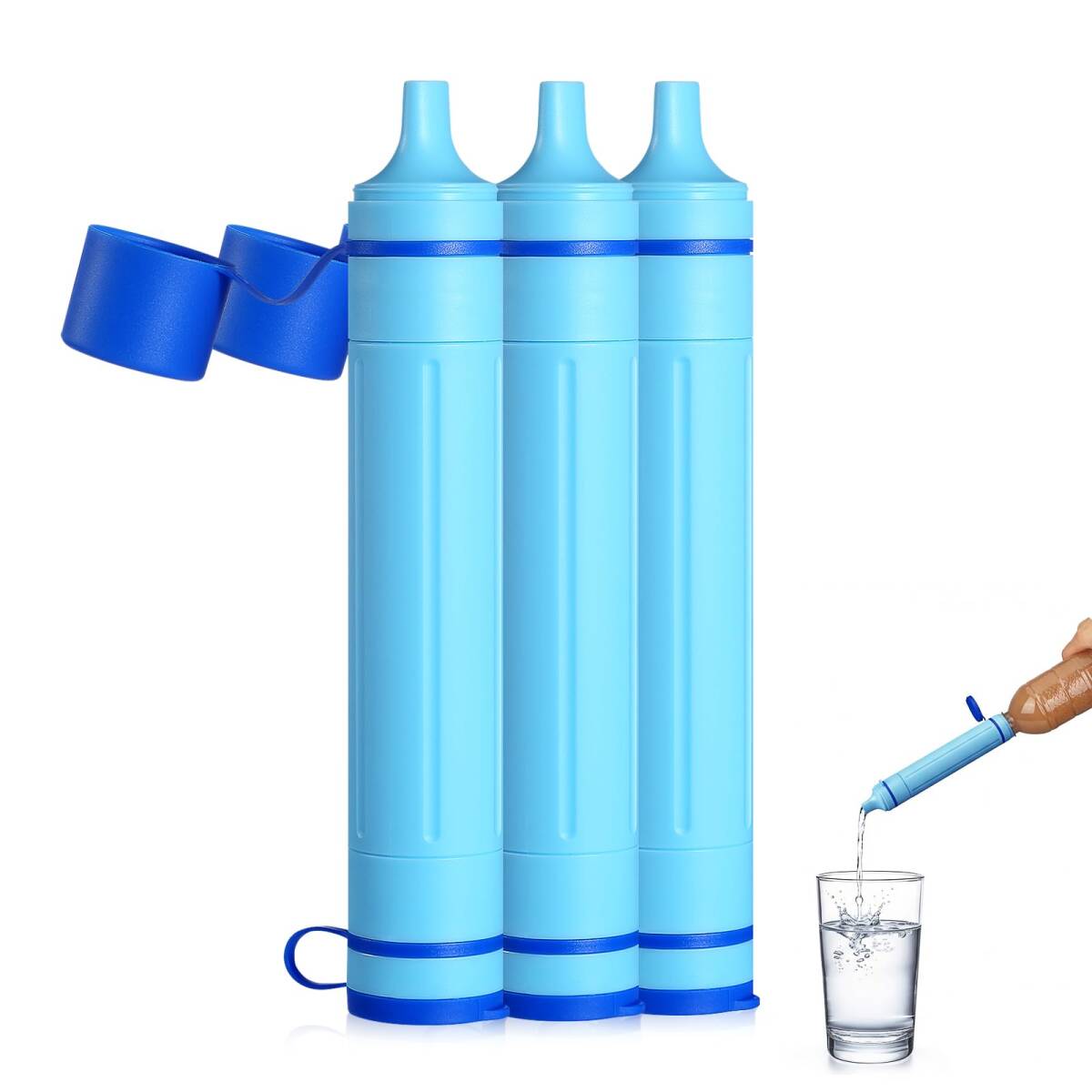 GreeShow 携帯浄水器 濾過器 アウトドア キャンプ 非常用 防災グッズ 簡易浄水器 登山用 地震 災害用 軽量コンパYuR