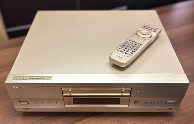 !S115408:PIONEER パイオニア DVDプレーヤー DV-S838A リモコン付属 動作未確認 ジャンク