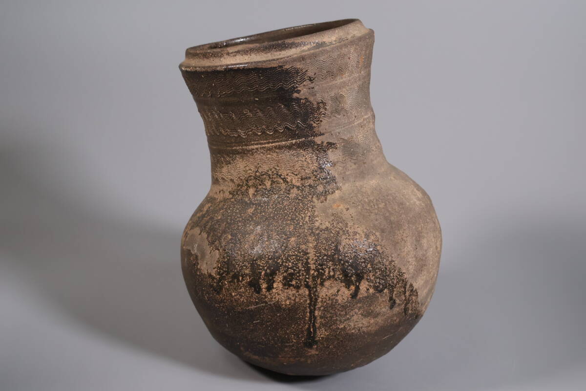 【和】(A4900)　時代古作　時代土器　須恵器　新羅土器　壺　土師器　平安土器　コレクター放出品