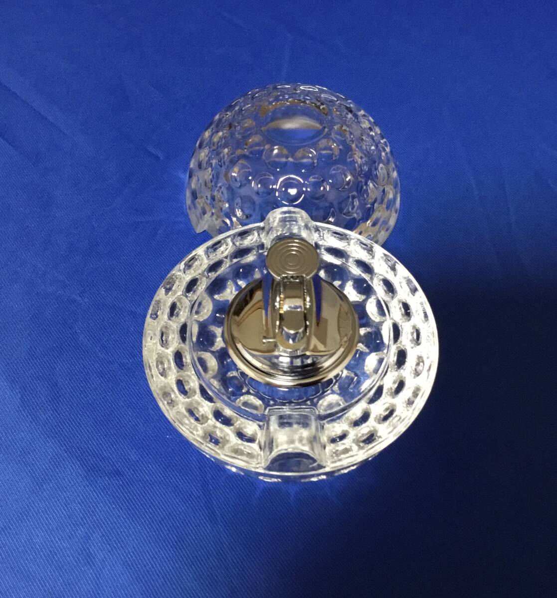 クリスタル製　卓上ライター　【中古・未使用に近い】