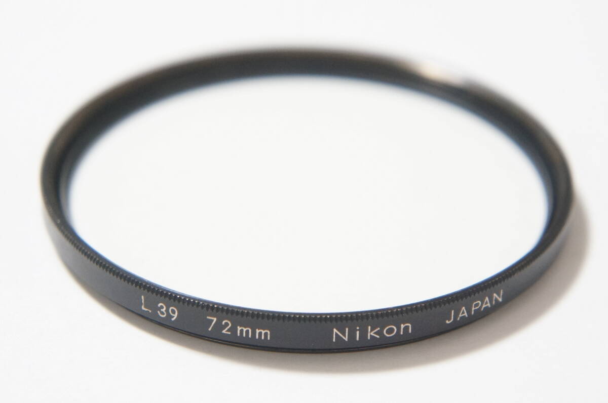 [72mm] Nikon L39 UVカットフィルター [F6728]