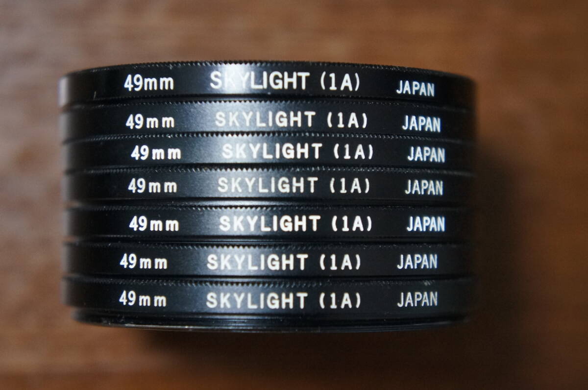 ◆説明必読◆【780円/枚】[49mm] OLYMPUS SKYLIGHT (1A) 保護フィルター