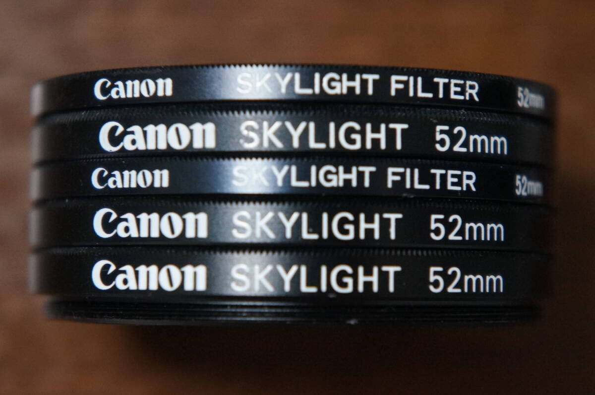 ◆説明必読◆【350円/枚】[52mm] Canon SKYLIGHT 保護フィルター