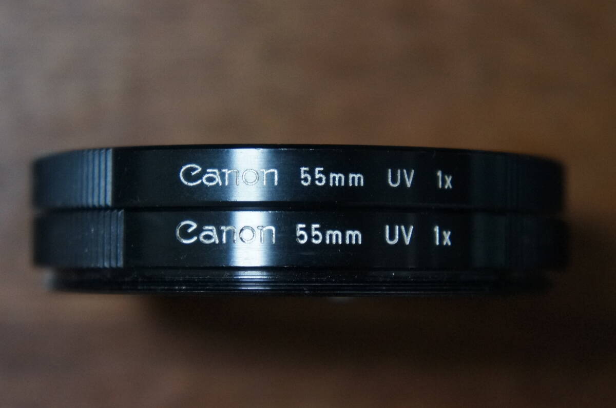 ◆説明必読◆【380円/枚】[55mm] Canon UV 1x フィルター FD New FDレンズに