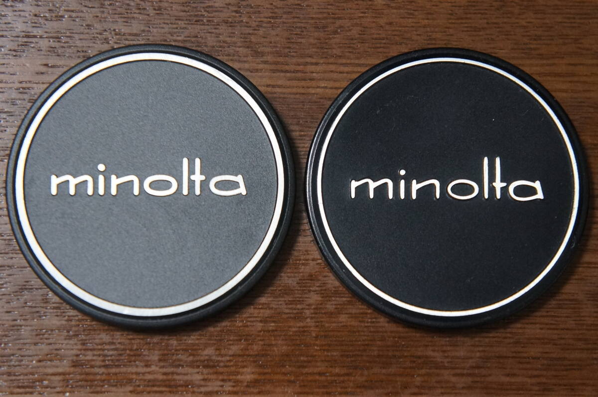 ◆説明必読◆【380円/個】[内径57mm カブセ式] minolta フィルター径55mm用純正レンズフロントメタルキャップ