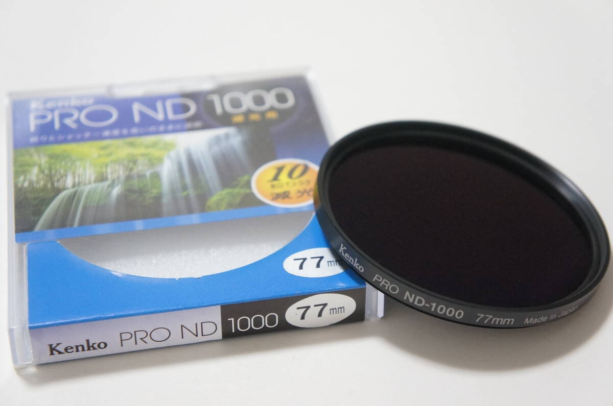 ★美品★[77mm] Kenko PRO ND-1000 減光フィルター ケース付