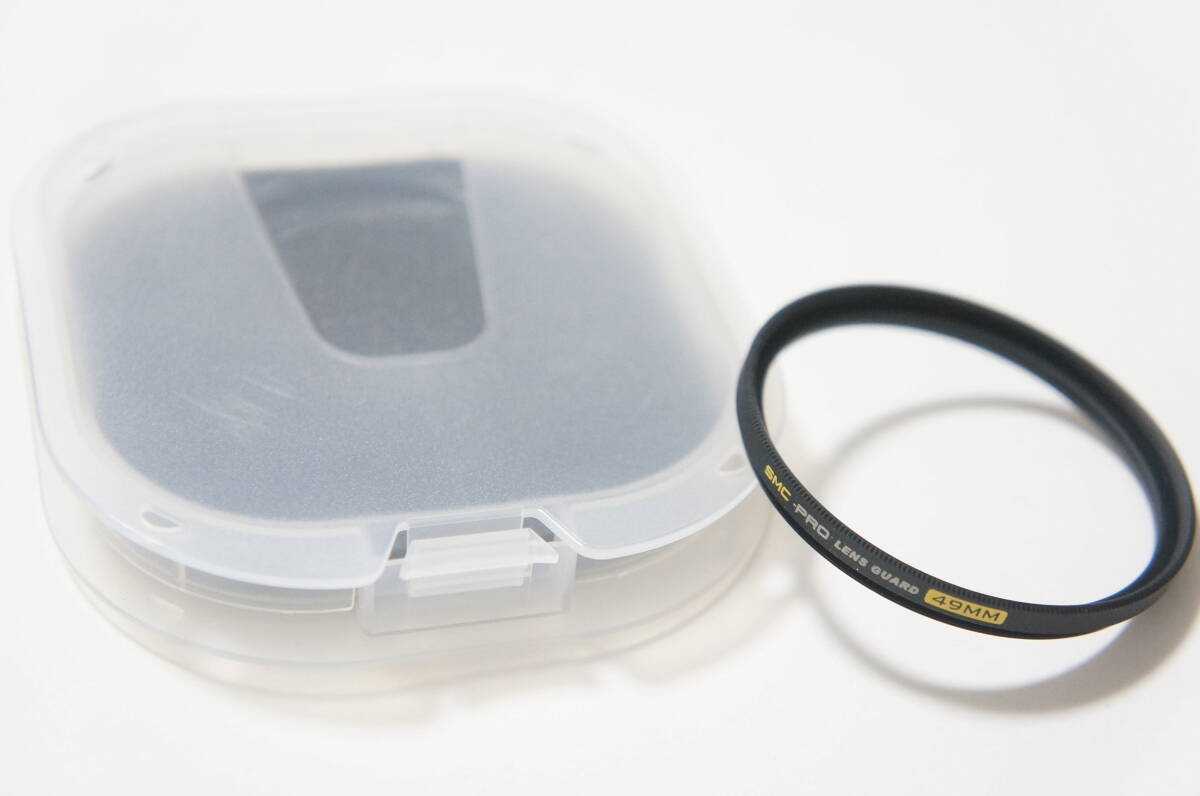 ★良品★[49mm] HAKUBA CF-SMCPRLG49 SMC-PRO レンズガード 保護フィルター プラケース付