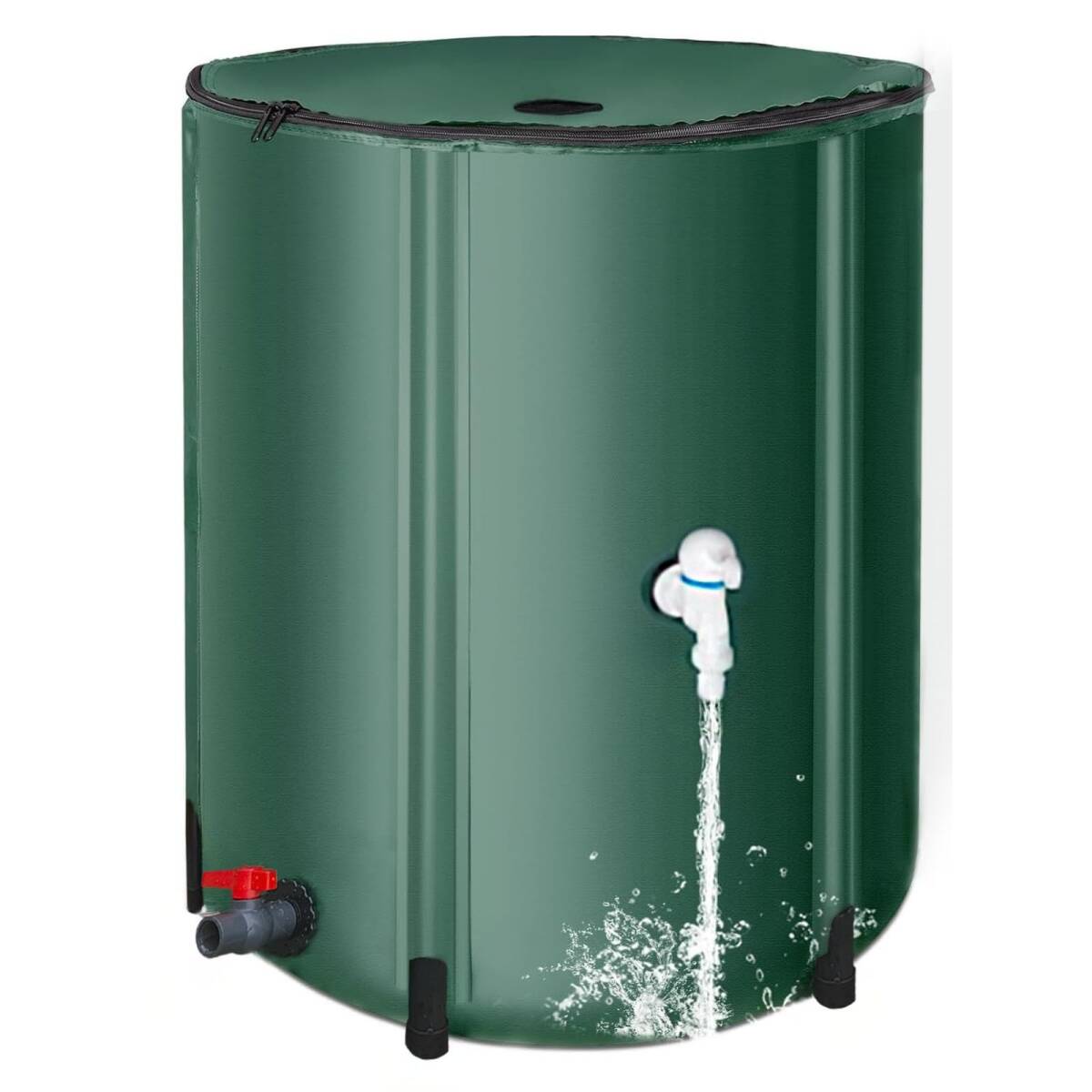 FTWIND雨水タンク 家庭用 集水器 貯水タンク 50L～1000L選択可能 屋外折りたたみ式ポータブル ウォーターバ(002)
