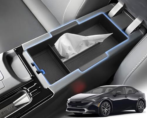 新型 プリウス60 専用 コンソールトレイ コンソールボックス インナートレイ センターコンソール 小物入れ ABS素材(002)